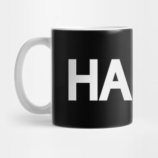 Happy being happy artistic design Mug